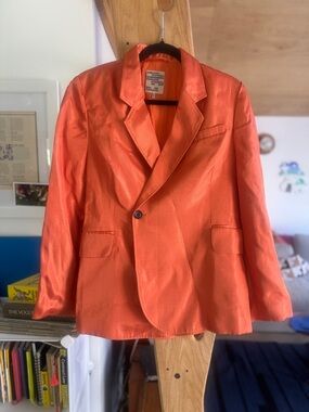 Baum und Pferdgarten orange sorbet sheen blazer (M-L, 9-9.5)